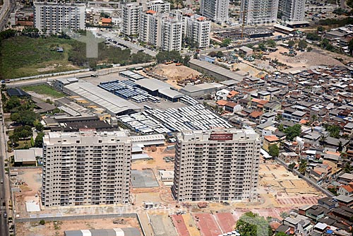  Foto aérea de condomínio em construção  - Rio de Janeiro - Rio de Janeiro (RJ) - Brasil