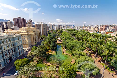  Vista de cima da Praça da Liberdade  - Belo Horizonte - Minas Gerais (MG) - Brasil