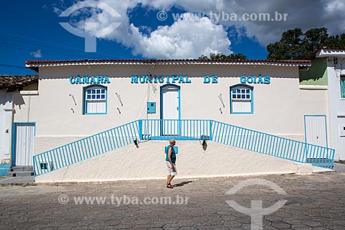  Fachada da Câmara Municipal da cidade de Goiás  - Goiás - Goiás (GO) - Brasil