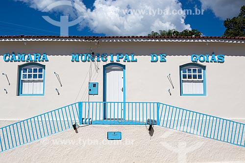  Fachada da Câmara Municipal da cidade de Goiás  - Goiás - Goiás (GO) - Brasil