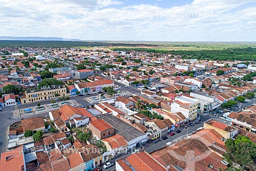  Foto feita com drone da cidade de Floresta  - Floresta - Pernambuco (PE) - Brasil