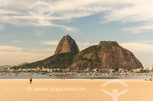  Vista do pão de Açúcar a partir da Praia de Botafogo  - Rio de Janeiro - Rio de Janeiro (RJ) - Brasil