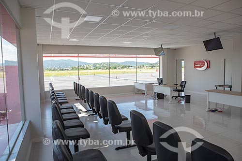  Área de embarque do Aeroporto Laélio Baptista - mais conhecido como Aeroporto de Maricá  - Maricá - Rio de Janeiro (RJ) - Brasil