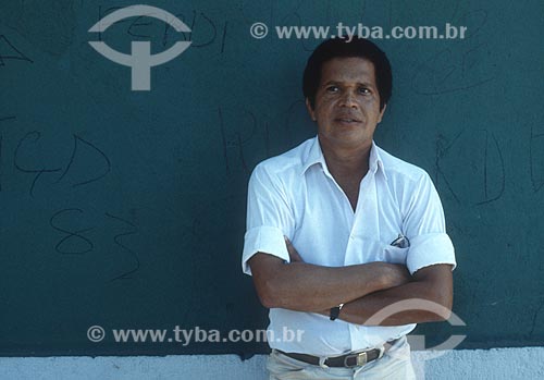  Detalhe do fotógrafo Walter Firmo - década de 80  - Rio de Janeiro - Rio de Janeiro (RJ) - Brasil