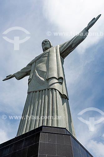  Detalhe da estátua do Cristo Redentor  - Rio de Janeiro - Rio de Janeiro (RJ) - Brasil