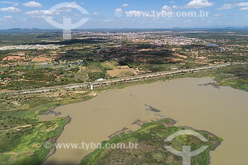  Foto feita com drone do Açude Itans  - Caicó - Rio Grande do Norte (RN) - Brasil