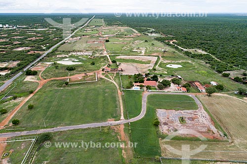  Foto feita com drone de fazenda  - Macau - Rio Grande do Norte (RN) - Brasil