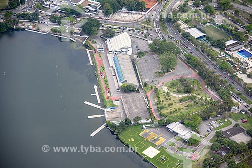  Foto aérea do Complexo Lagoon - Estádio de Remo da Lagoa  - Rio de Janeiro - Rio de Janeiro (RJ) - Brasil