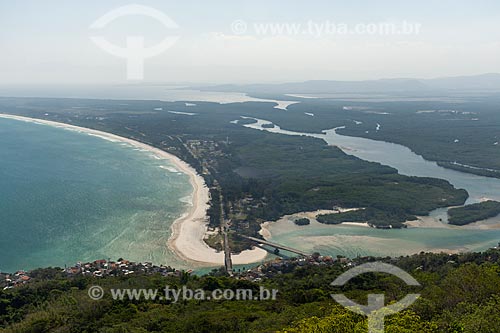  Vista da Restinga da Marambaia - área protegida pela Marinha do Brasil - a partir da Pedra do Telégrafo no Morro de Guaratiba  - Rio de Janeiro - Rio de Janeiro (RJ) - Brasil