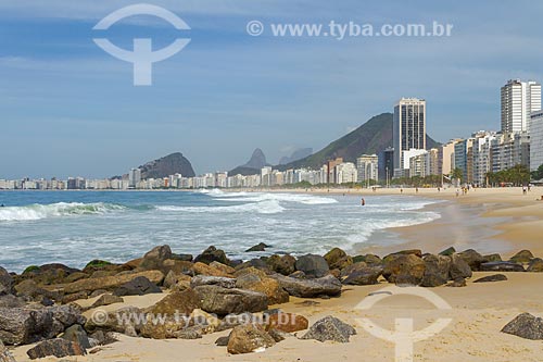  Vista das Praias do Leme e de Copacabana  - Rio de Janeiro - Rio de Janeiro (RJ) - Brasil