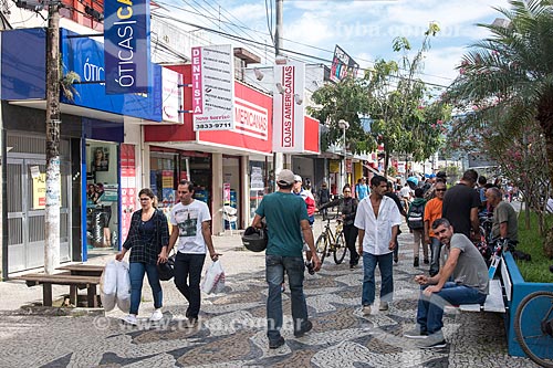  Calçadão comercial da rua Maria Alves  - Ubatuba - São Paulo (SP) - Brasil