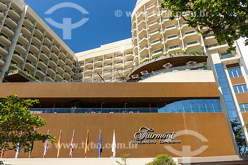  Fachada do Hotel Fairmont Rio de Janeiro Copacabana  - Rio de Janeiro - Rio de Janeiro (RJ) - Brasil