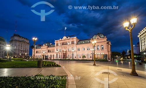  Casa Rosada (1898) - também conhecida como Casa de Gobierno é a sede do governo da Argentina  - Buenos Aires - Província de Buenos Aires - Argentina