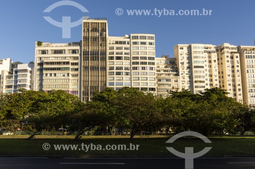 Vista de prédios na Praia do Flamengo - Rio de Janeiro - Rio de Janeiro (RJ) - Brasil