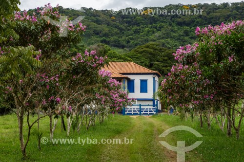 Casarão colonial de antiga fazenda - Guarani - Minas Gerais (MG) - Brasil