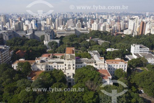 Foto feita com drone da Faculdade de Medicina da Universidade de São Paulo (USP) - São Paulo - São Paulo (SP) - Brasil