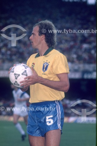 Alemão - Jogador de Futebol - Eminatórias da Copa do Mundo de 1990 - Anos 80 - Rio de Janeiro - Rio de Janeiro (RJ) - Brasil