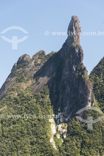 Vista do Pico Dedo de Deus no Parque Nacional da Serra dos Órgãos - Teresópolis - Rio de Janeiro (RJ) - Brasil