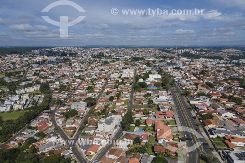 Vista aérea da cidade de Telêmaco Borba - Telêmaco Borba - Paraná (PR) - Brasil