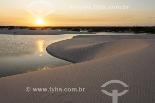 Dunas no Parque Nacional dos Lençóis Maranhenses  - Santo Amaro do Maranhão - Maranhão (MA) - Brasil