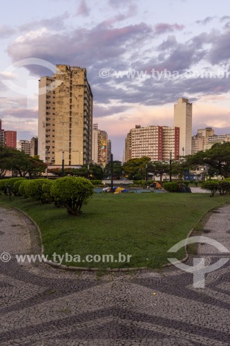 Vista da Praça Raul Soares com prédios ao fundo  - Belo Horizonte - Minas Gerais (MG) - Brasil