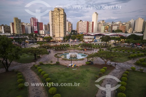 Foto feita com drone da Praça Raul Soares com prédios ao fundo  - Belo Horizonte - Minas Gerais (MG) - Brasil