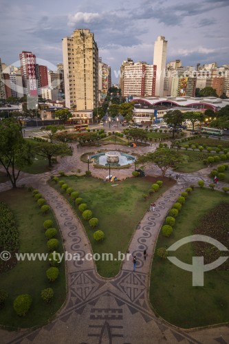 Foto feita com drone da Praça Raul Soares com prédios ao fundo  - Belo Horizonte - Minas Gerais (MG) - Brasil