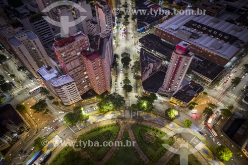 Foto feita com drone da Praça Raul Soares com prédios - Belo Horizonte - Minas Gerais (MG) - Brasil