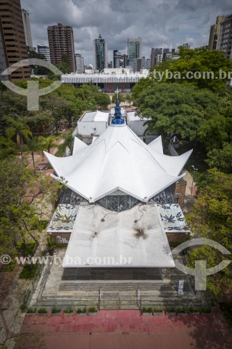 Foto feita com drone da Igreja de Nossa Senhora de Fátima - Belo Horizonte - Minas Gerais (MG) - Brasil