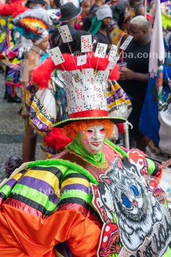 Bate-bola (Clóvis) durante o Concurso folião original - Cinelândia - Rio de Janeiro - Rio de Janeiro (RJ) - Brasil