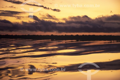 Amanhecer no Parque Nacional de Anavilhanas  - Manaus - Amazonas (AM) - Brasil