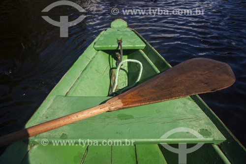 Canoa no Parque Nacional de Anavilhanas  - Manaus - Amazonas (AM) - Brasil