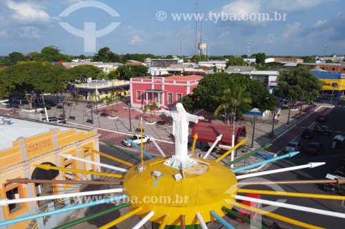 Foto feita com drone da cidade de Parintins - Parintins - Amazonas (AM) - Brasil