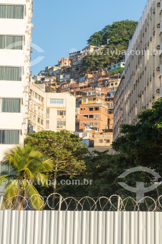 Favela do Cantagalo visto da Rua Raul Pompéia - Rio de Janeiro - Rio de Janeiro (RJ) - Brasil