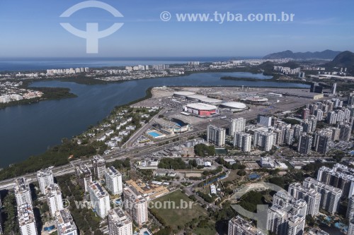 Foto aérea do Parque Olímpico Rio 2016  - Rio de Janeiro - Rio de Janeiro (RJ) - Brasil