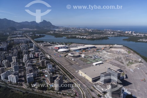 Foto aérea do Parque Olímpico Rio 2016  - Rio de Janeiro - Rio de Janeiro (RJ) - Brasil