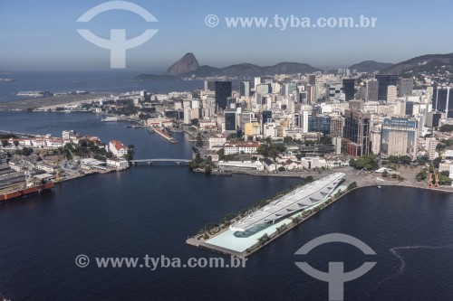 Vista aérea do Museu do Amanhã - Rio de Janeiro - Rio de Janeiro (RJ) - Brasil