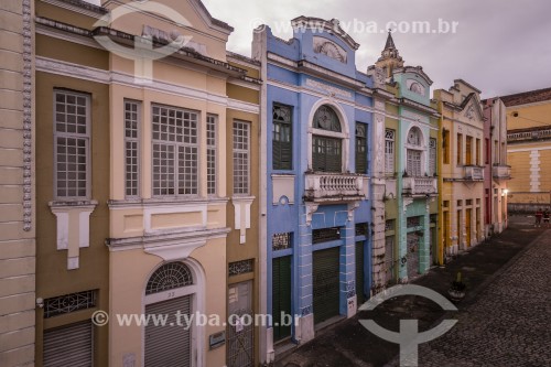 Foto feita com drone de prédios antigos no centro histórico de João Pessoa - João Pessoa - Paraíba (PB) - Brasil