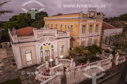 Foto feita com drone do antigo Hotel Globo (1929), atualmente é uma galeria de arte - João Pessoa - Paraíba (PB) - Brasil