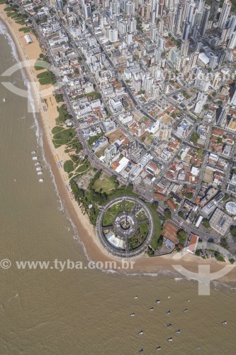 Foto feita com drone de hotel abandonado (Hotel Tambaú) na orla de João Pessoa - João Pessoa - Paraíba (PB) - Brasil