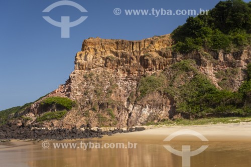 Falésias na Praia das Cacimbinhas - Tibau do Sul - Rio Grande do Norte (RN) - Brasil