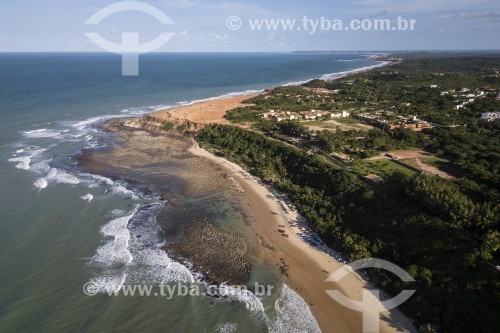 Foto feita com drone da Praia do Amor - Tibau do Sul - Rio Grande do Norte (RN) - Brasil