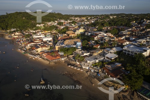 Foto feita com drone da orla e das Praias no Distrito de Pipa - Tibau do Sul - Rio Grande do Norte (RN) - Brasil