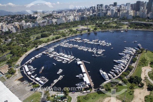 Vista aérea da Marina da Glória  - Rio de Janeiro - Rio de Janeiro (RJ) - Brasil