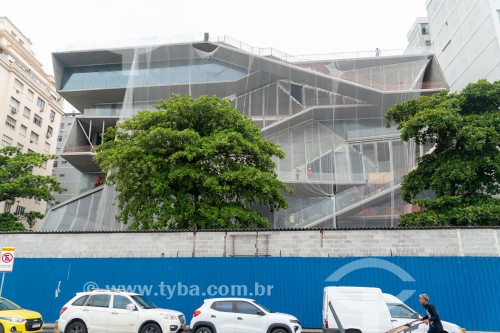 Fachada do Museu da Imagem e do Som do Rio de Janeiro (MIS) em obras - Rio de Janeiro - Rio de Janeiro (RJ) - Brasil