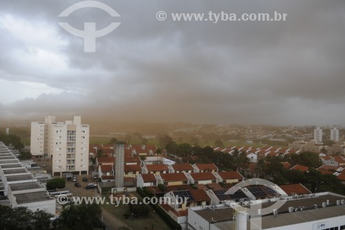 Tempestade de areia no bairo Higienópolis - São José do Rio Preto - São Paulo (SP) - Brasil