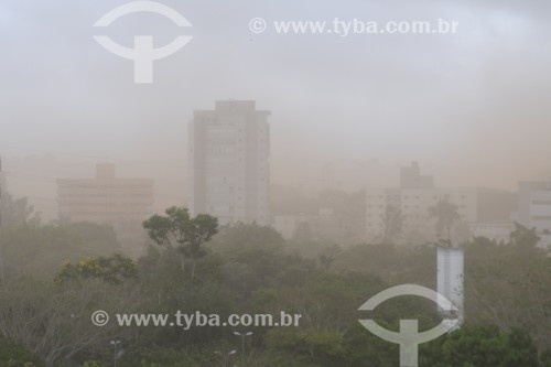 Tempestade de areia no bairo Higienópolis - São José do Rio Preto - São Paulo (SP) - Brasil