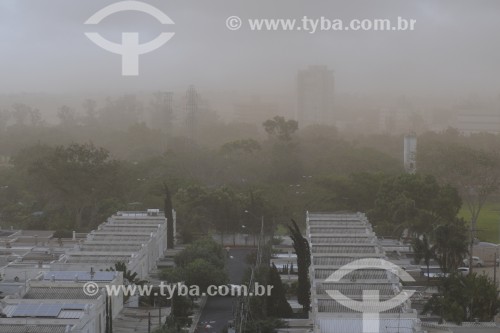 Tempestade de areia no bairo Higienópolis - São José do Rio Preto - São Paulo (SP) - Brasil