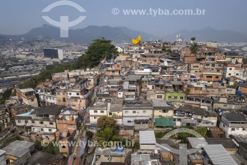 Vista aérea do Morro da Providência - Rio de Janeiro - Rio de Janeiro (RJ) - Brasil