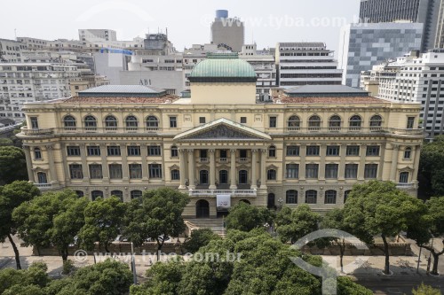 Foto feita com drone da Biblioteca Nacional  - Rio de Janeiro - Rio de Janeiro (RJ) - Brasil